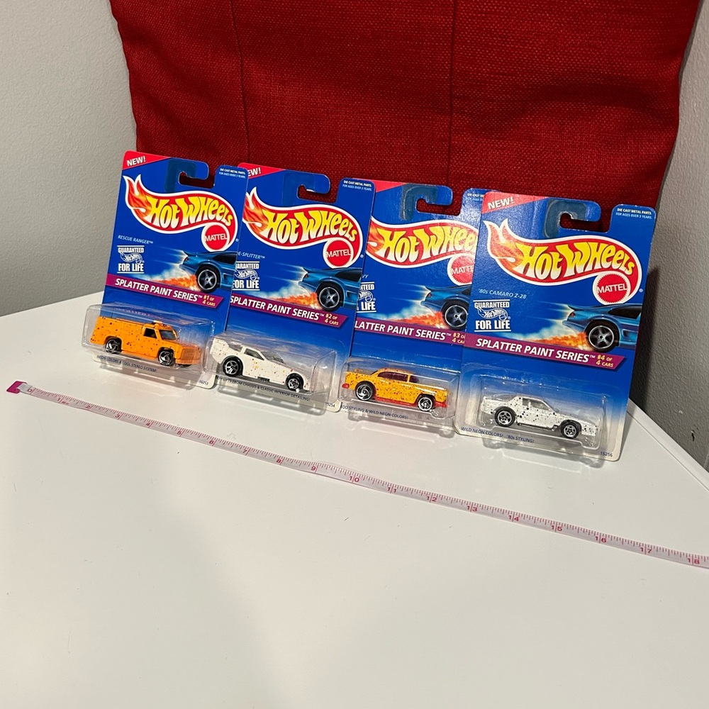 Hot Wheels Splatter Paint Complete Series